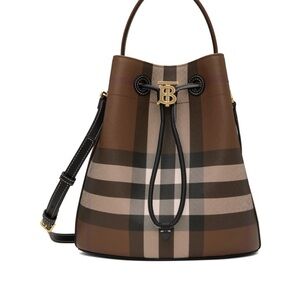 BURBERRY
Brown Small 'TB' Bucket Bag